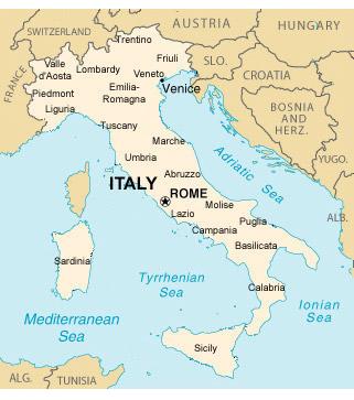 Italian Wine Map